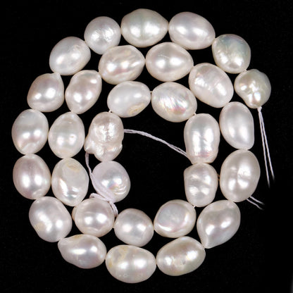 Natural Freshwater Pearl Beads High Quality Irregular Shape Punch Loose Beads for Jewelry Making DIY Necklace Bracelet - AMULET RING STORE