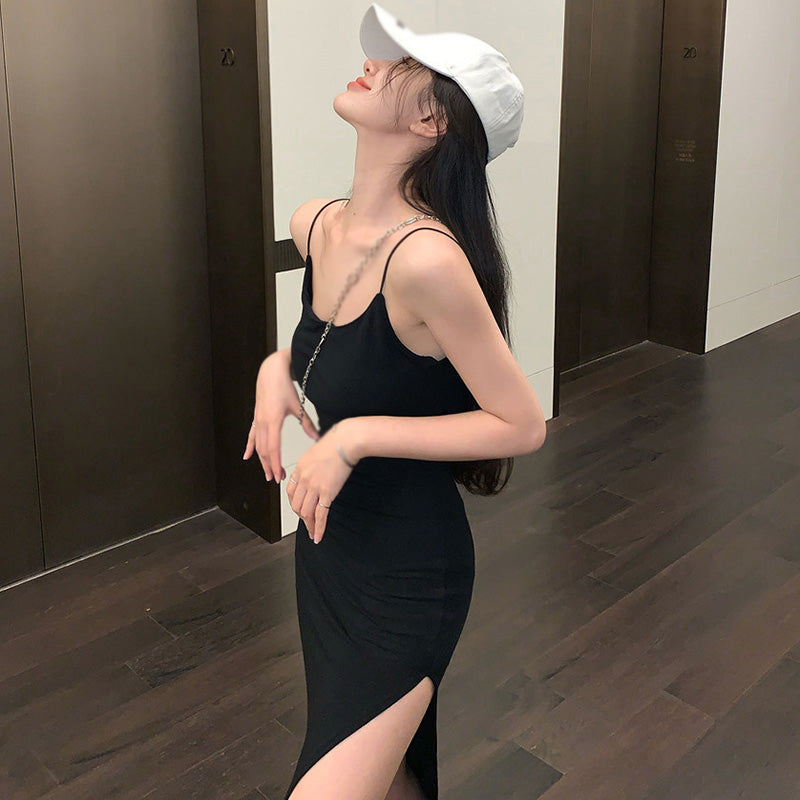 Women's Elegant Split Party Dress - Summer Fashion - AMULET RING STORE