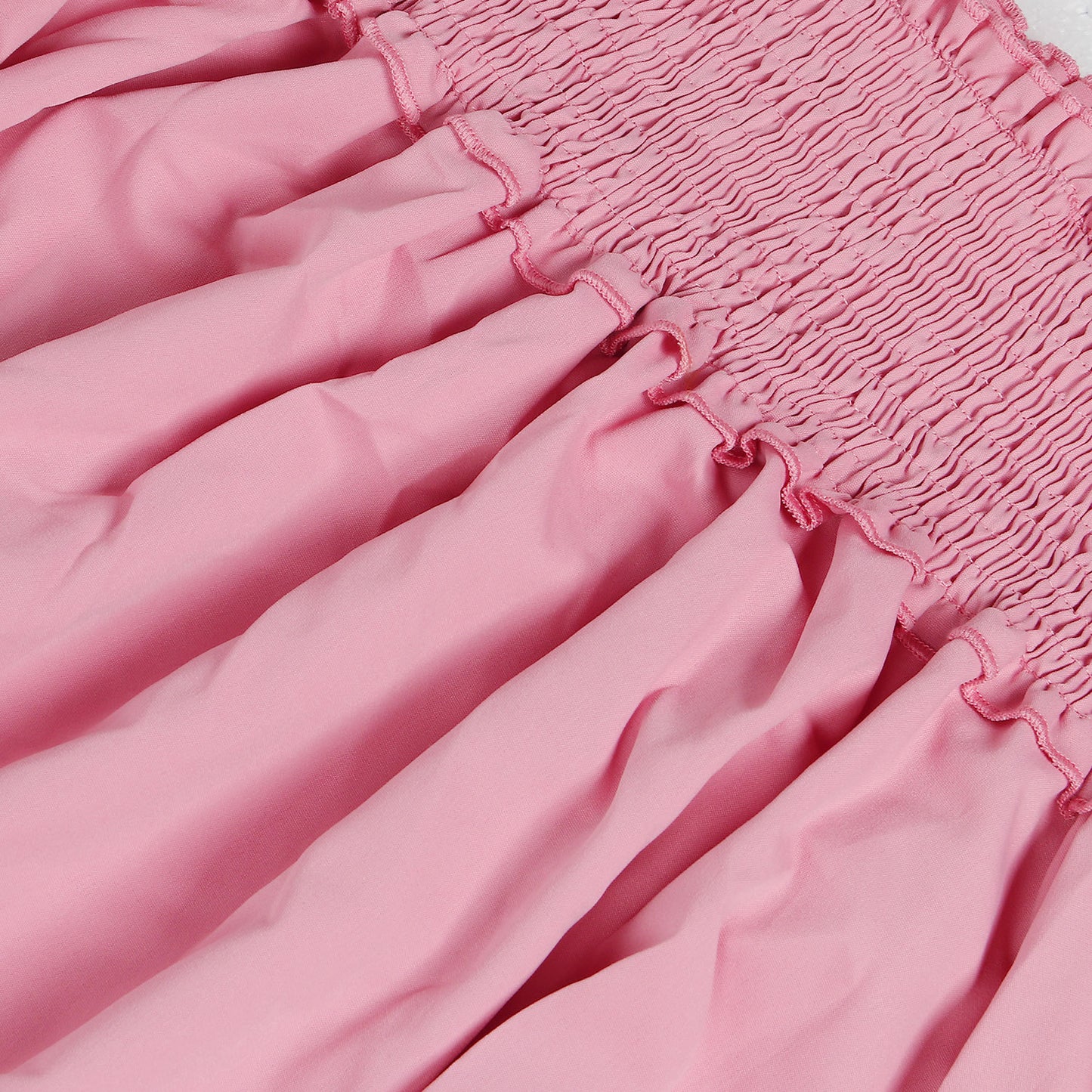 CM.YAYA Chic Women Cascading Ruffles Petal Off Shoulder Long Sleeve Smock Dress 2022 Big Swing Loose Blouse Sundress Vestidos - AMULET RING STORE