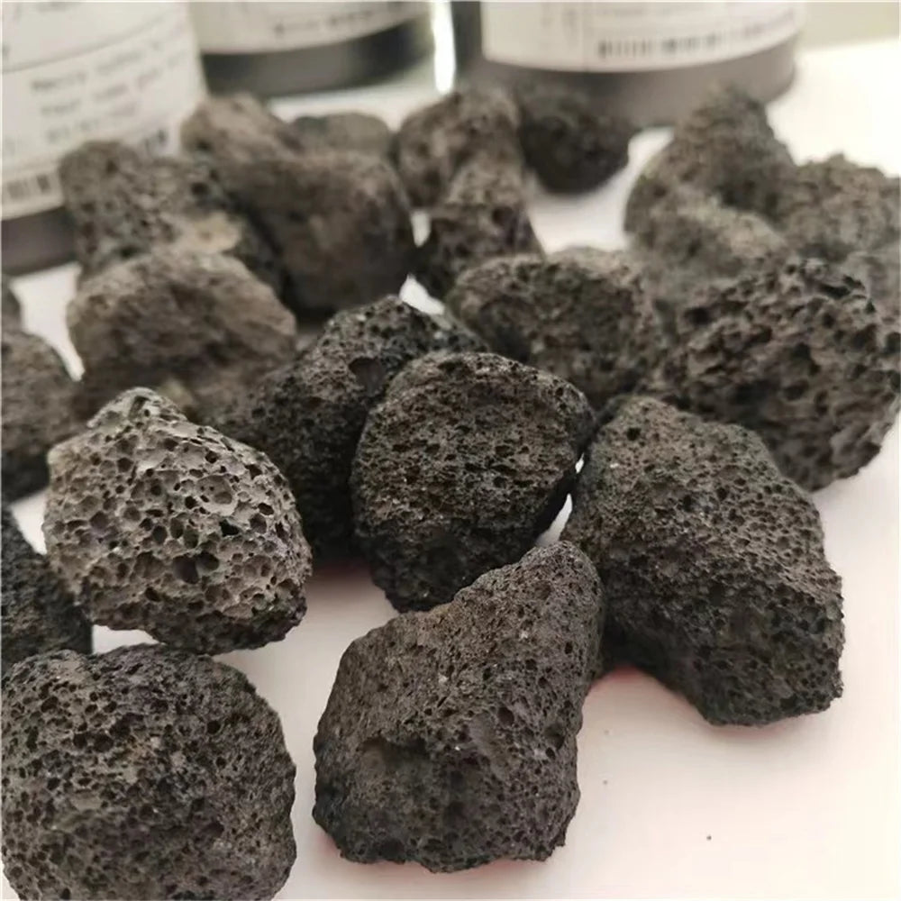 500g/pack Natural Porous Volcanic Rock Original Stone Geode Aromatherapy Essential Oil Diffuser Fish Tank Flower Pot Aquarium - AMULET RING STORE
