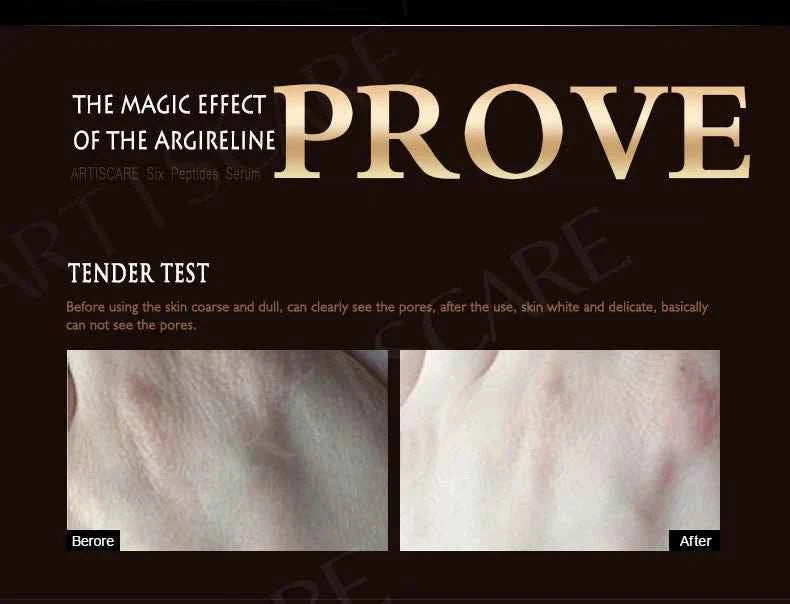 ARTISCARE Six Peptides Face Serum 3pcs/Lot Moisturizing Facial Lifting Skin Care Essence