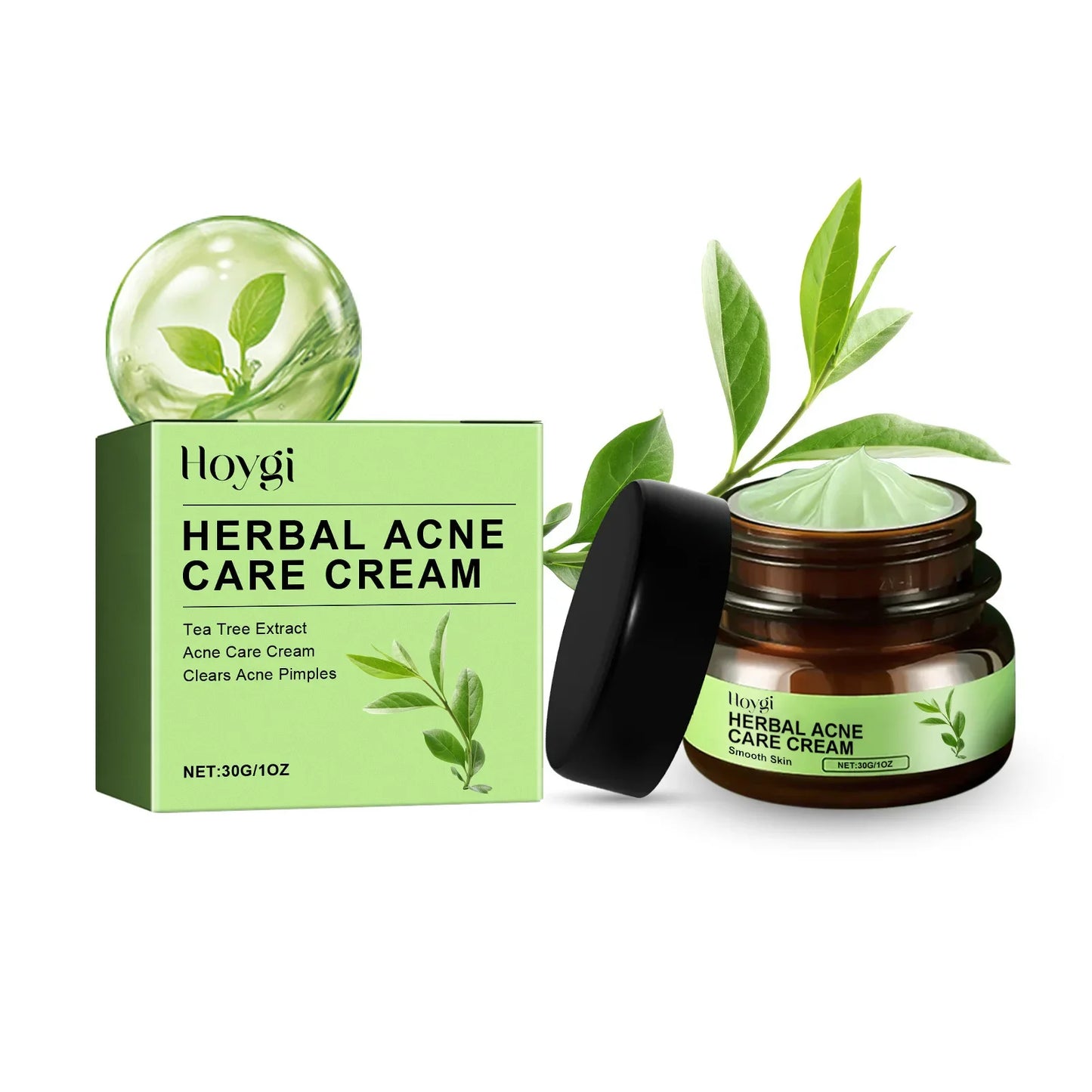Acne Face Cream Pimple Treatment Oil Control Repair Redness Remove Blackhead Smooth Hydrating Moisturizing Pore Shrinking Serum - AMULET RING STORE