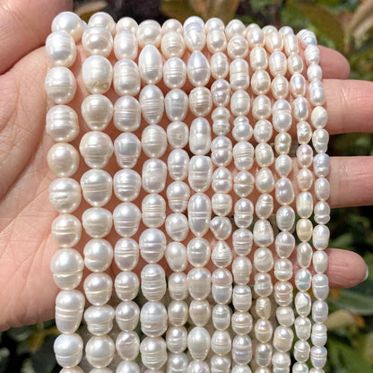 Natural Freshwater Pearl Beads High Quality Irregular Shape Punch Loose Beads for Jewelry Making DIY Necklace Bracelet - AMULET RING STORE