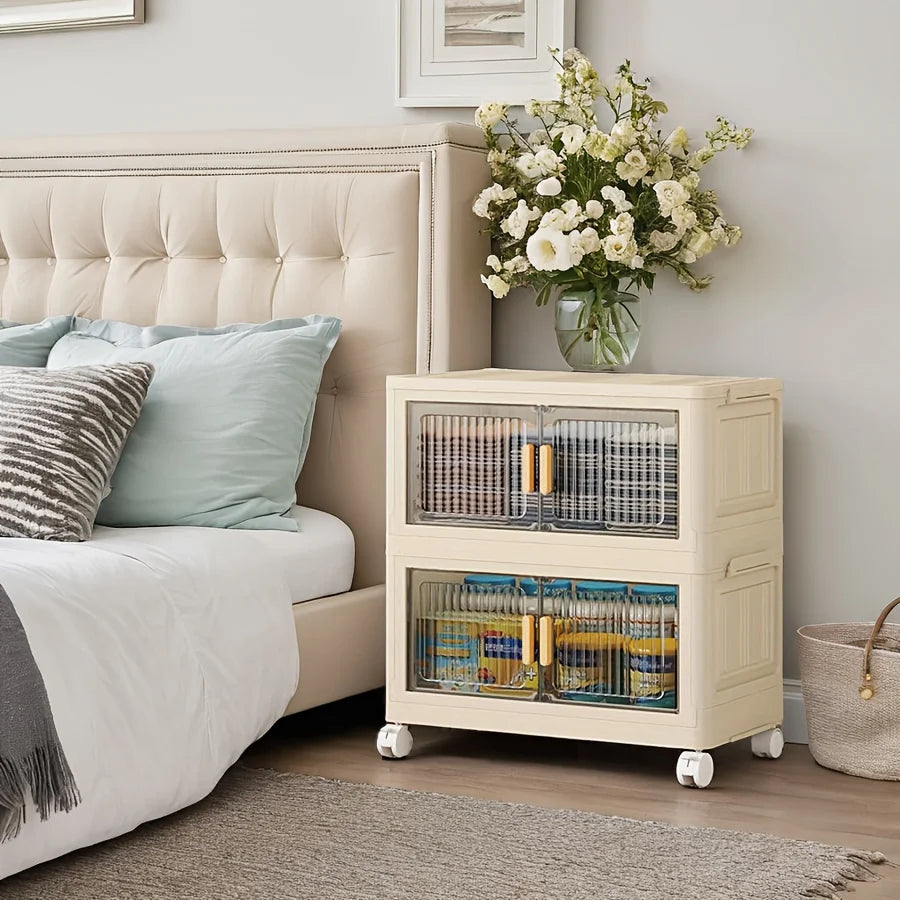 1/2/3/4/5 layers Multifunction Storage Cabinet Foldable Dustproof Wardrobe Easy-to-Install Storage Boxes - AMULET RING STORE