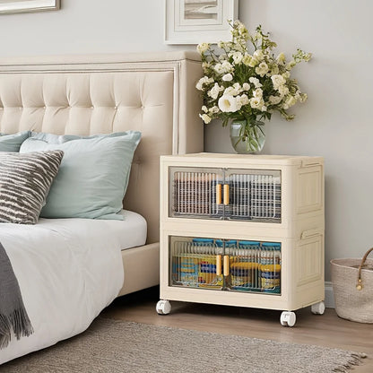 1/2/3/4/5 layers Multifunction Storage Cabinet Foldable Dustproof Wardrobe Easy-to-Install Storage Boxes - AMULET RING STORE