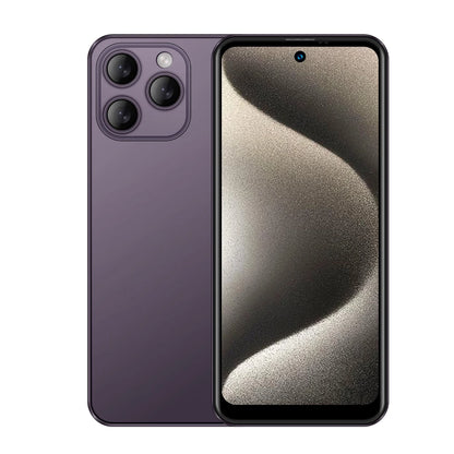 Global Version I16 Pro Max Smartphone Android,6.8'',12GB RAM 512GB ROM,Dual SIM,Mobile phones,Google Play Store,24+48MP,6800mAh - AMULET RING STORE