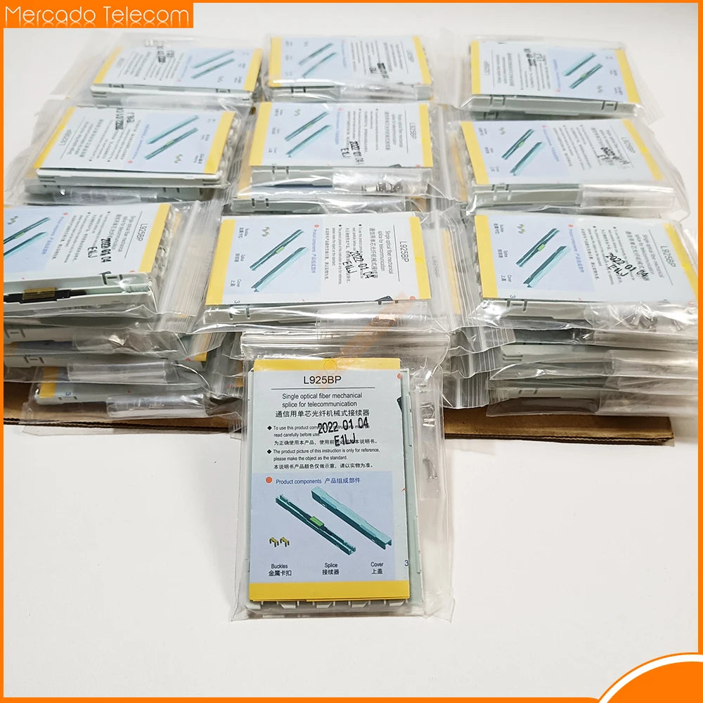 L925BP Drop Cable FTTH Fiber Optic Mechanical Splice Fiber Optic Mechanical Splicer Fast Connector Cold Splice for SC Adaptor - AMULET RING STORE