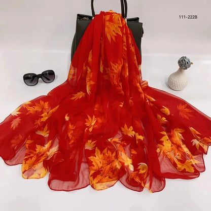 2025 Silk Scarf Women Hijab Pashmina Long Beach Stoles Shawl Wrap Headbands Spring Warm Scarves Bandana Ladies Neckscarf Foulard