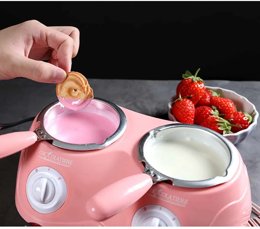 Chocolate Candy Melting Pot Electric Chocolate Fountain Fondue Chocolate Melt Pot Melter Machine DIY Kitchen Tool Handmade soap - AMULET RING STORE