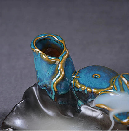 Backflow Incense Furnace, Aromatherapy Furnace, Hydroponic Cultivation of Green Plants, Home Religious Articles, Decor Line - AMULET RING STORE