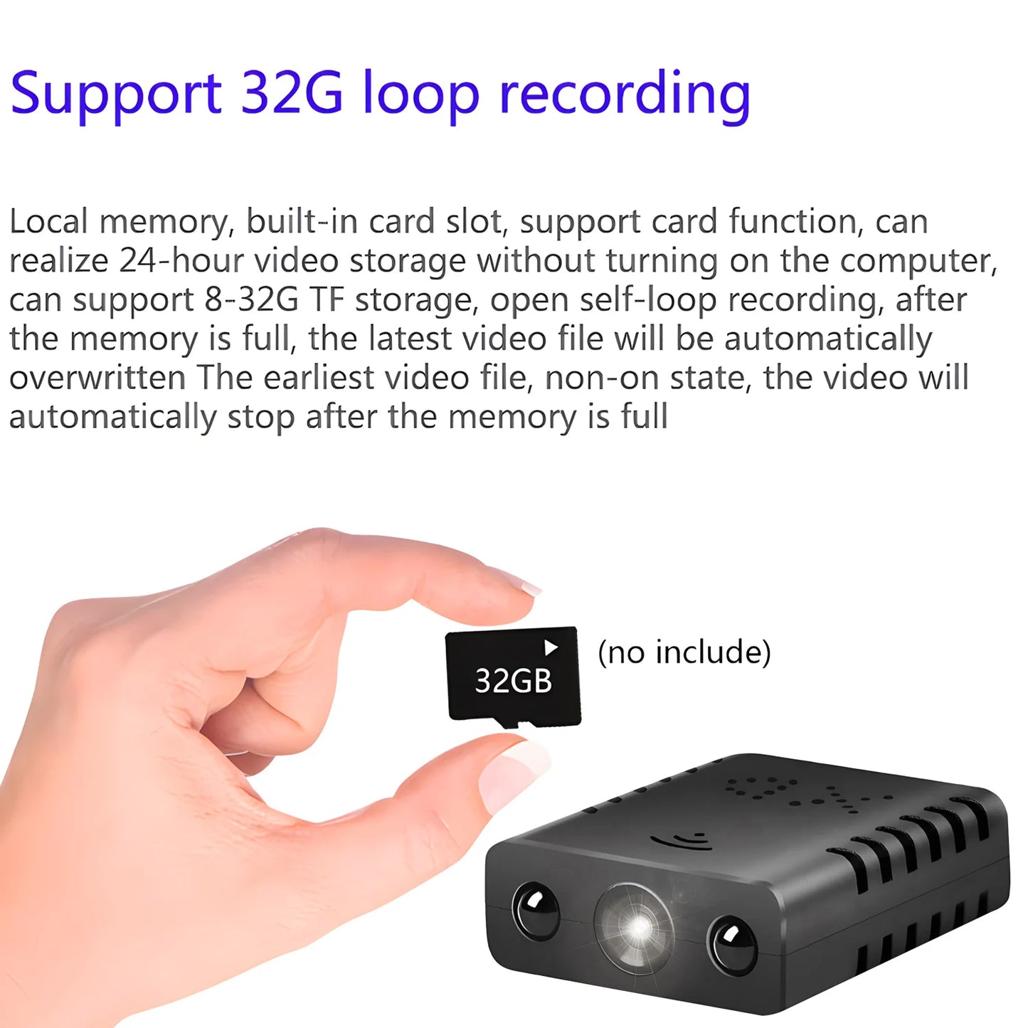 1080P XD Mini Camera WiFi Wireless Monitoring Security Protection Remote Monitor Camcorders Video Surveillance Smart Home - AMULET RING STORE