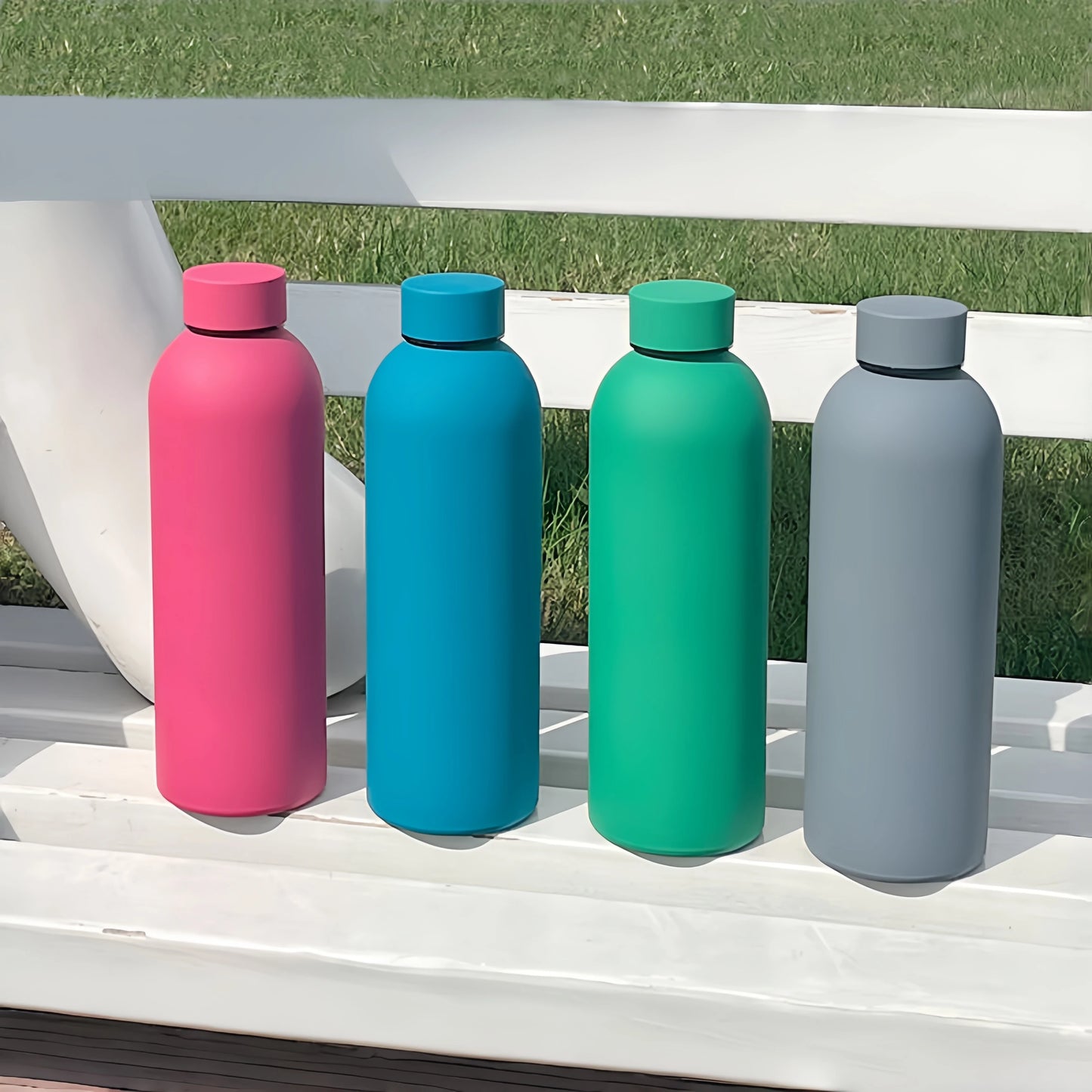 350-750ML Stainless Steel Thermos Cup Portable Small Mouth Water Cup Travel Outdoor Sports Water Bottle Vacuum Flask Gym Kettle - AMULET RING STORE