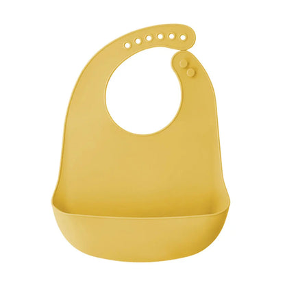 Silicone world Waterproof Silicone Bibs Baby Kids Stuff Kids Bib Aprons Girl Boy Adjustable Soft Silicone Bib Baby Feeding Stuff - AMULET RING STORE