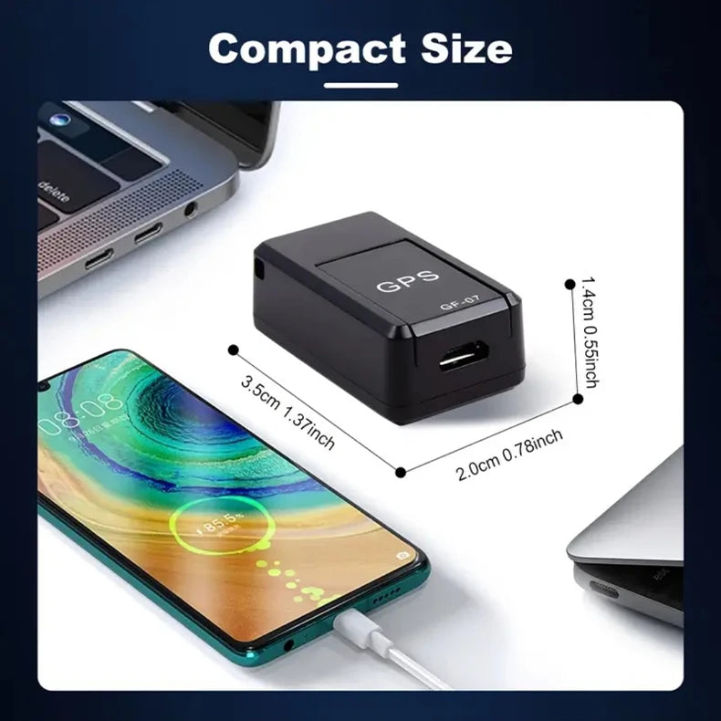 Micro Magnetic GPS Tracker, Vehicle Motorcycle Real-time Anti-theft Tracking Monitor, Personal Anti Loss Positioning Mini GPS - AMULET RING STORE