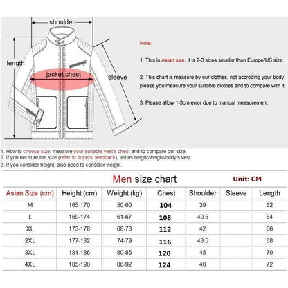 Mens Vest Jacket Warm Sleeveless Jackets Winter Waterproof Zipper Coat Autumn Stand-up Collar Casual Waistcoat Brand Clothing