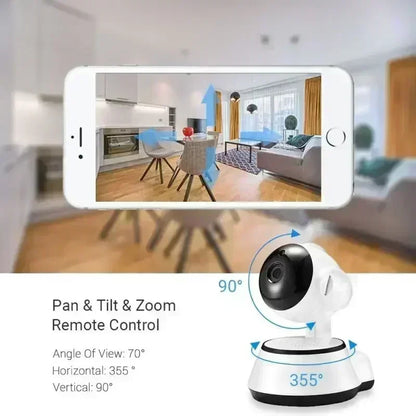 8MP IP WiFi Camera Surveillance Security Baby Monitor PTZ Smart Home AI Human Tracking Cam Night Vision CCTV Indoor Video Camera - AMULET RING STORE