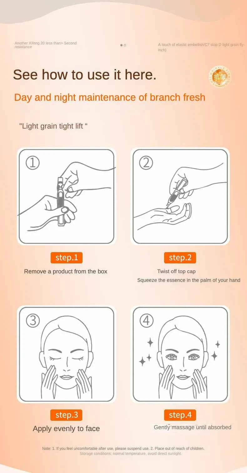 Astaxanthin Ampoule Anti Aging Face Serum Anti-aging Wrinkles Skin Brighten Whitening Hydrating Face Care Essence 30pcs/set