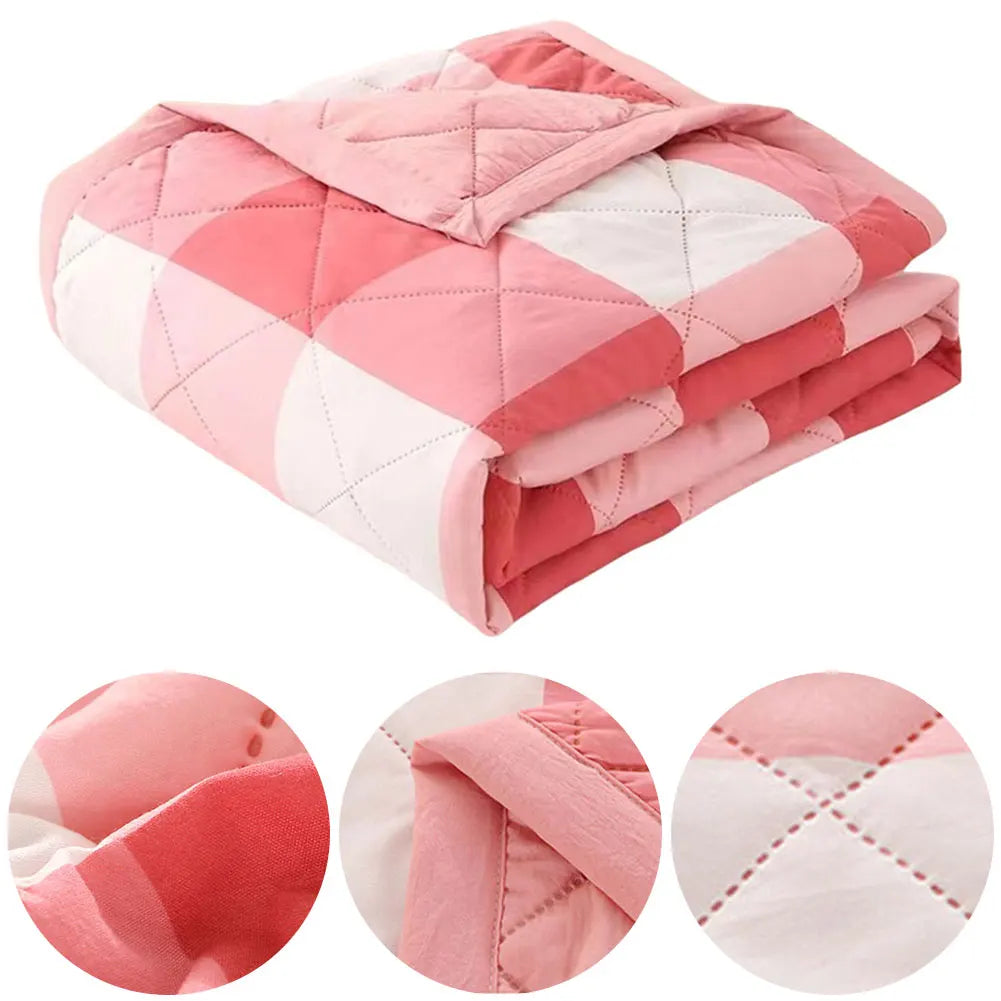 Summer Blanket Lightweight Air Condition Comforter Sofa Blanket