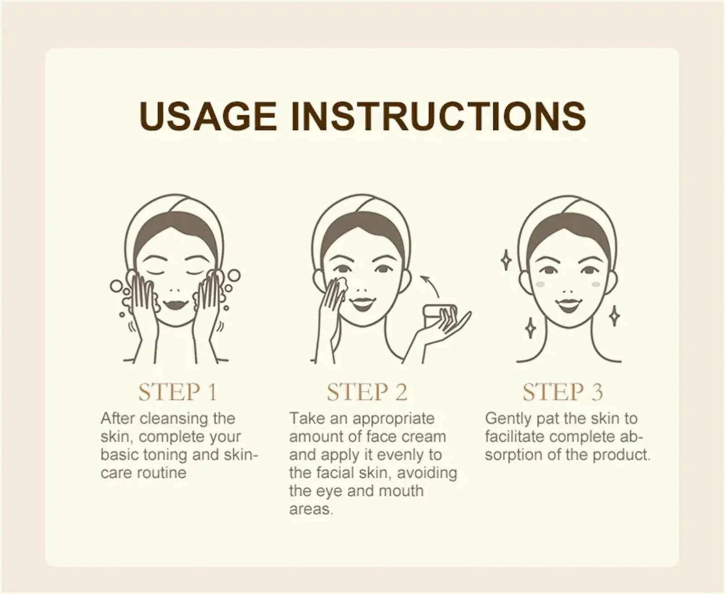 Bee Venom Instant Wrinkle Repair Cream Facial Anti-Aging Rejuvenate Fade Lines Firming Lifting Tightening Moisturizing Skincare