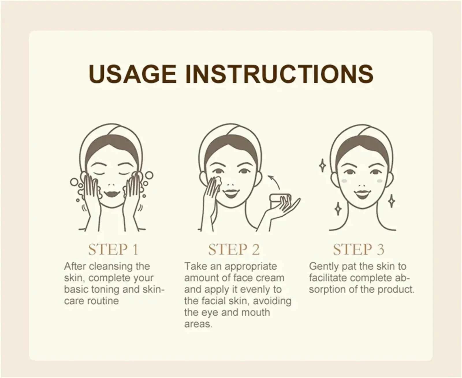 Bee Venom Instant Wrinkle Repair Cream Facial Anti-Aging Rejuvenate Fade Lines Firming Lifting Tightening Moisturizing Skincare