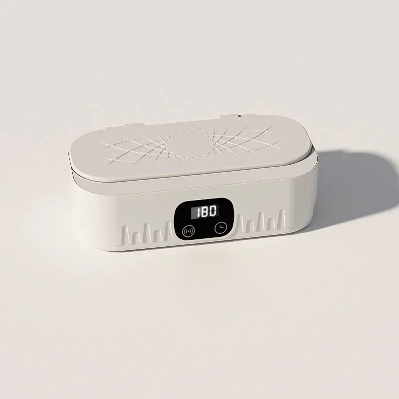 Ultrasonic Cleaning Machine 400ml Ultrasonic Cleaning Tank Automatic Cleaning Makeup Brush Glasses Watches Jewelry Cleaning - AMULET RING STORE