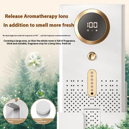 Air Purifiers for Bedroom Home, Air Filter Cleaner with Fragrance Sponge, HEPA Filter for Smoke, Allergies, Pollen, Pet Timer - AMULET RING STORE