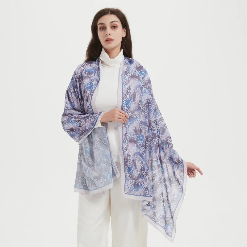 NEW Print Chiffon Hijab Scarf Shawl Fashion Islamic Muslim Scarves Wraps Women Echarpe Breathable Foulard Hijabs - AMULET RING STORE