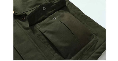 Winter Men's Warm Padded Jackets Fashion Men Fleece Lined Thermal Hooded Coats Men Mountain Ski Windbreaker Jackets Clothing