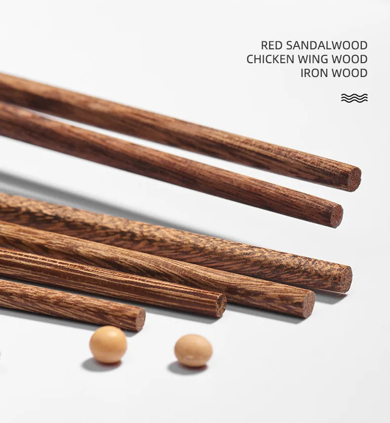 GIANXI 18CM/42CM Salad Hot Pot Chinese Chopsticks Chicken Wings Wood Fried BBQ Chopsticks Food Sushi Sticks Kitchen Bar Supplies - AMULET RING STORE