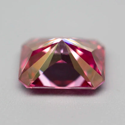 Pink Moissanite Stones with GRA Certificate Round/Pear/Oval/Emerald/Heart/Cushion/Princess/Asscher/Radiant Cut