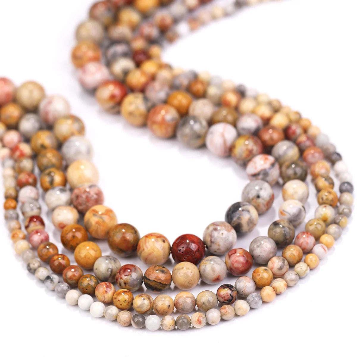 AAA Natural Stone Beads Lapis Lazuli Citrine Green Aventurine Amethyst Jasper Beads For Jewelry Making DIY Bracelet Accessories - AMULET RING STORE