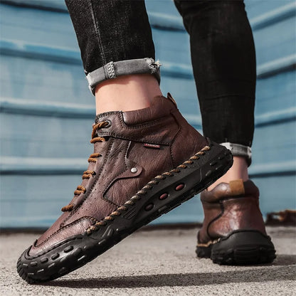 New Non-slip Mens Casual Leather Business Shoes