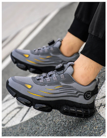 Breathable lace-free soft sole comfortable anti-smash anti-puncture labour insurance shoes - AMULET RING STORE