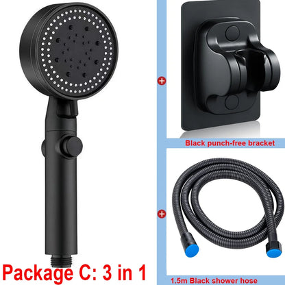 G1/2" Bathtub Shower Faucet Hot and Cold Water Mixing Valve Bathroom Set Countertop Mounted Chrome Plated Valve Bath Shower Set