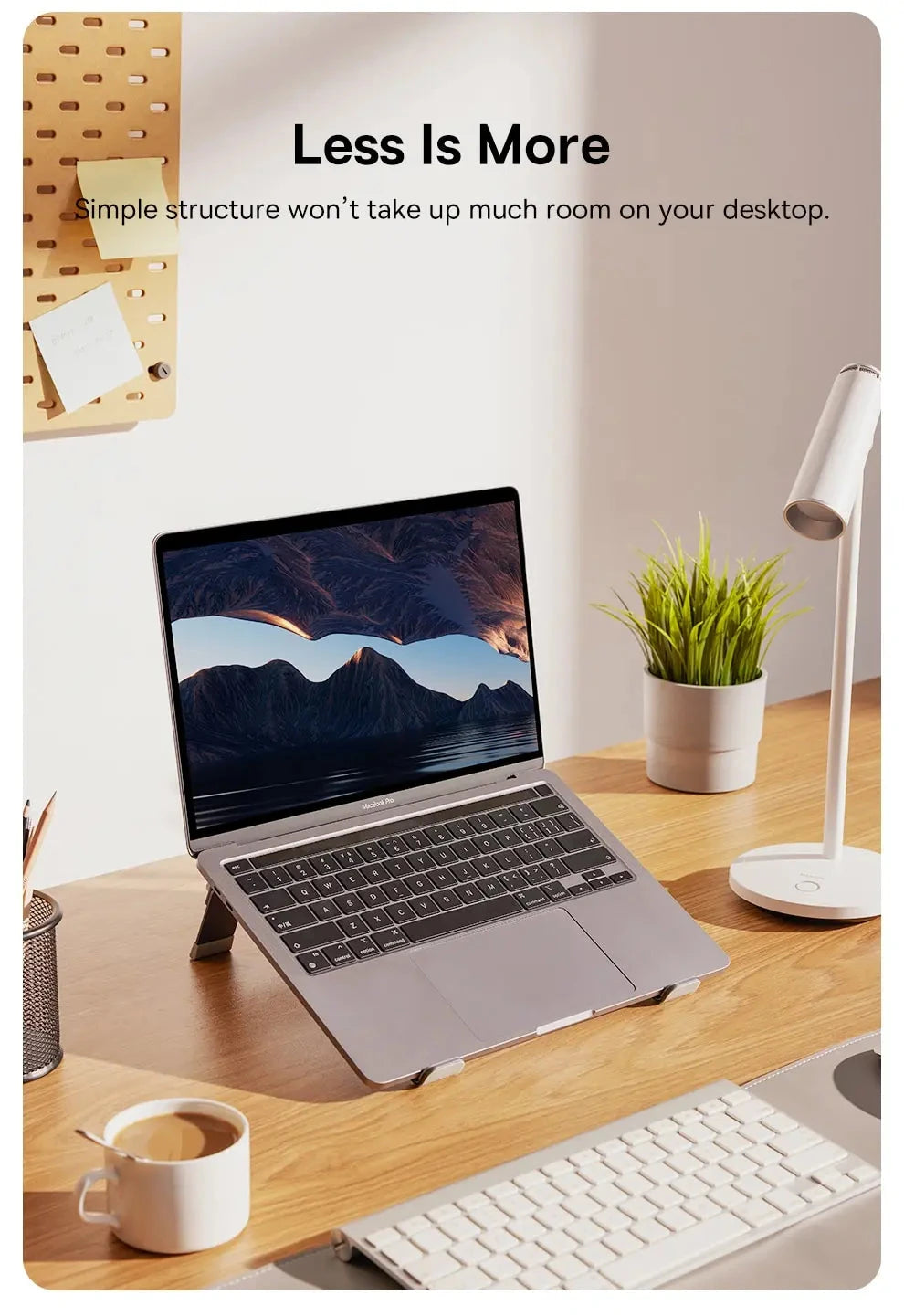 Baseus Adjustable Laptop Stand Aluminum Portable Notebook Support Holder for Macbook Air Pro Computer Stand Cooling Bracket - AMULET RING STORE