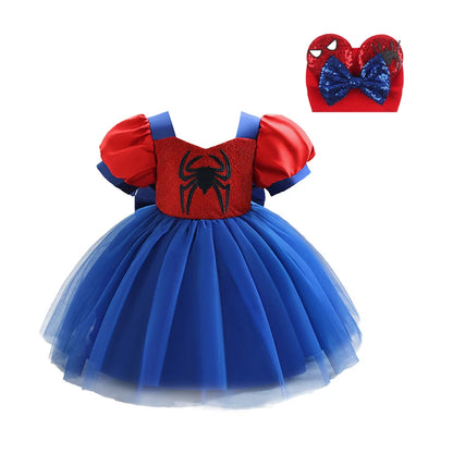 Princess Dress For Toddler Little Girl Luxurious Bow Gown Kids Birthday Party Clothes Halloween Carnival Children Princess Dress