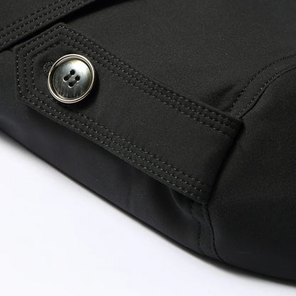 Brand Business Men's Windbreaker 2023 Autumn High-quality Khaki Navy Black Double-breasted Trench Coat Fashion Male New Clothing - AMULET RING STORE