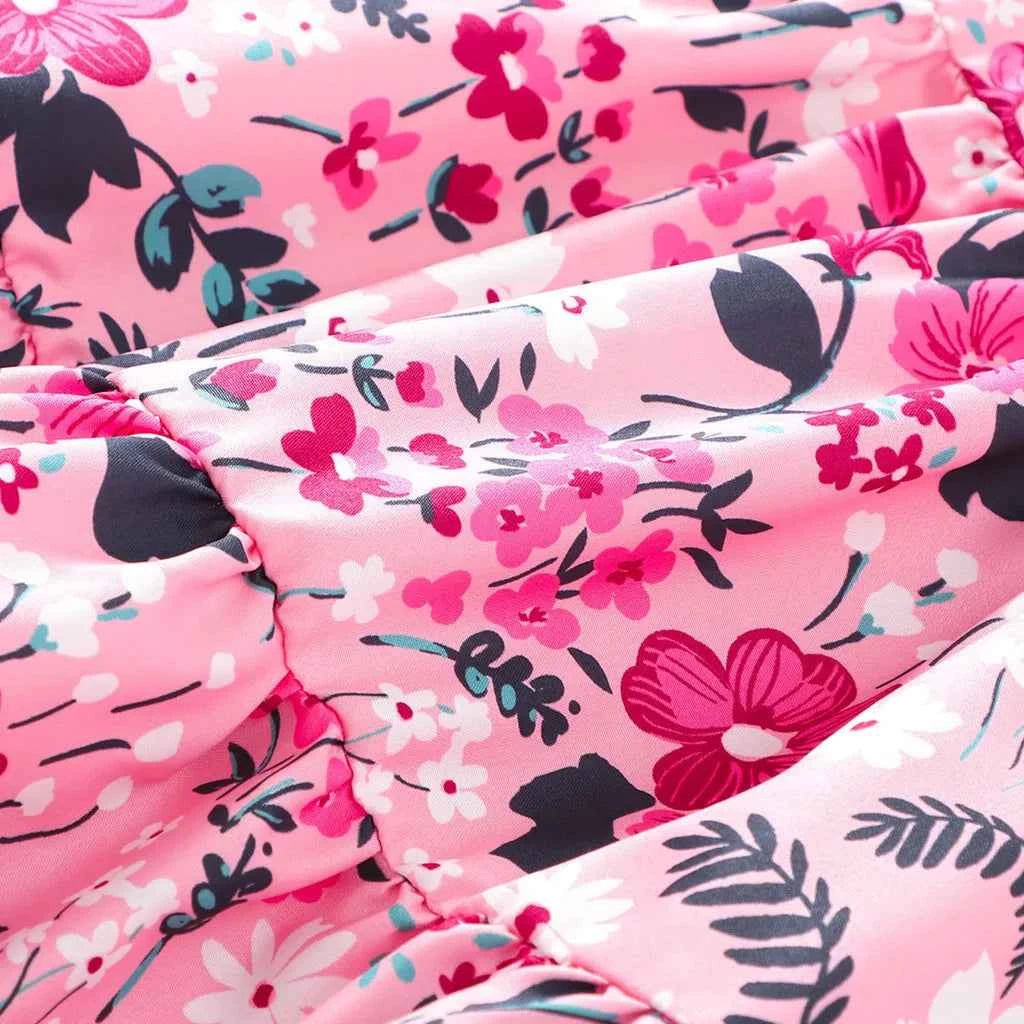 Long Skirt Teens Girls Clothing 8 9 10 11 12 Y Summer Style Casual Fashion Floral Butterfly A-Line Birthday Gift Children Skirt