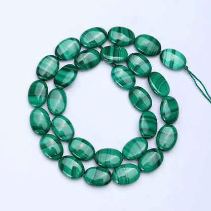 Hot Sell Natural Malachite Beads Rice Tubular Column Cuboid Shape Loose Beads for Jewelry Making DIY Bracelet Accessories - AMULET RING STORE