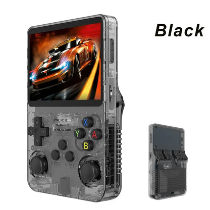 128G R36S Retro Handheld Video Game Console Linux System 3.5 Inch IPS Screen R35s Pro Portable Pocket Video Player 64GB Games - AMULET RING STORE