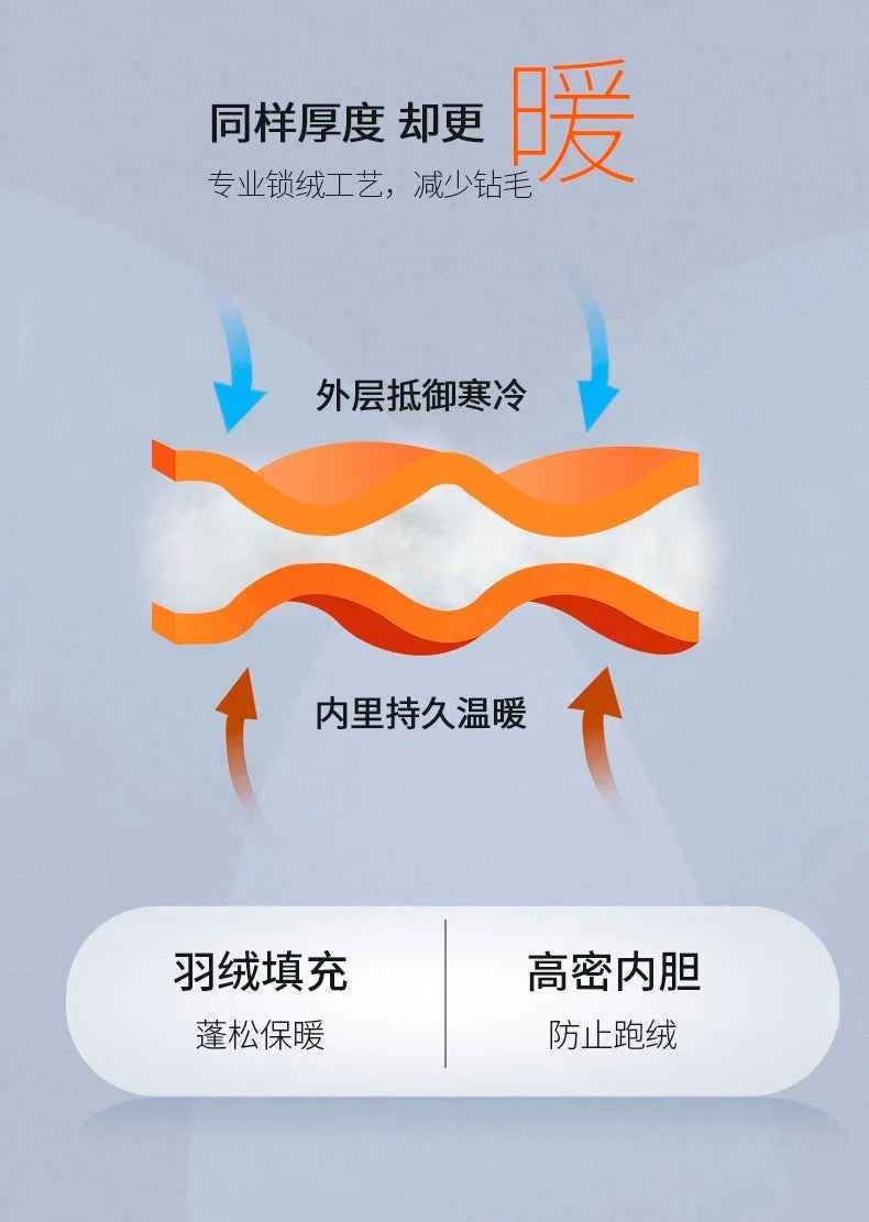 Winter Down Jacket 2026 Light Luxury Brand Men's Coat 90% White Duck Down Lining Outdoor Leisure Sports Men's Jacket