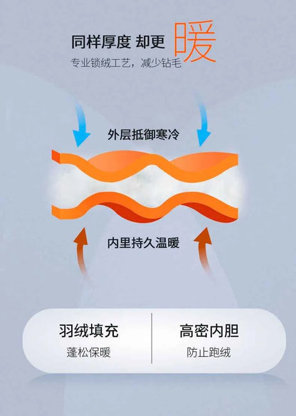 Winter Down Jacket 2026 Light Luxury Brand Men's Coat 90% White Duck Down Lining Outdoor Leisure Sports Men's Jacket