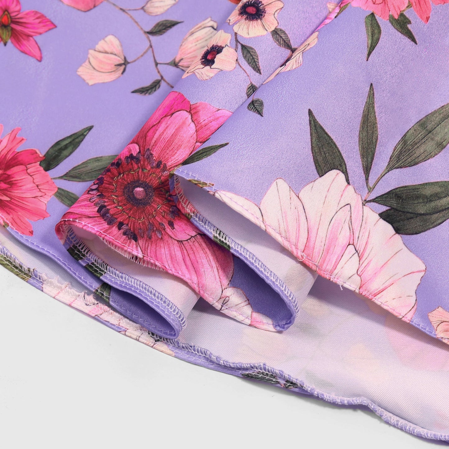 Girl's party dress  Elegant petal-sleeved princess dress  Birthday party dress  Wedding party dress