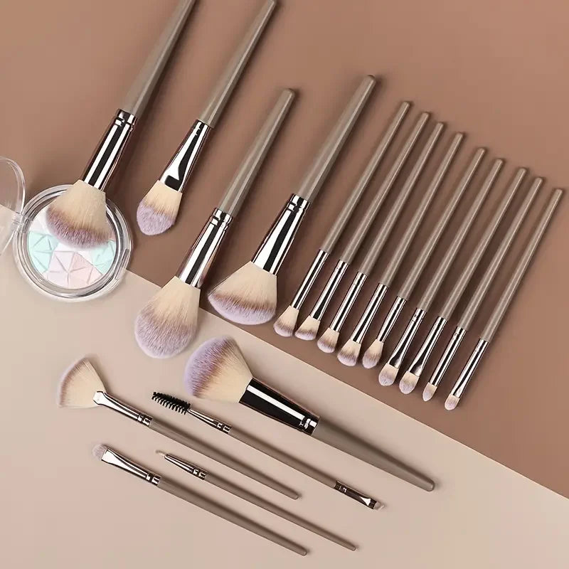3-20PCS Makeup Brushes Set Eyeshadow Fluffy Foundation Concealer Blush Highlighter Storage Box Female Cosmetics Beauty Tools - AMULET RING STORE