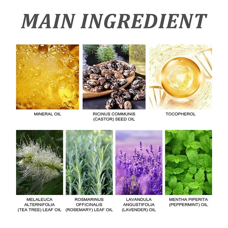 Fast Hair Growth Oil Rosemary Africa Crazy Traction Alopecia Serum Anti Hair Break Thicken Hair Loss Essential Oil For Man Women