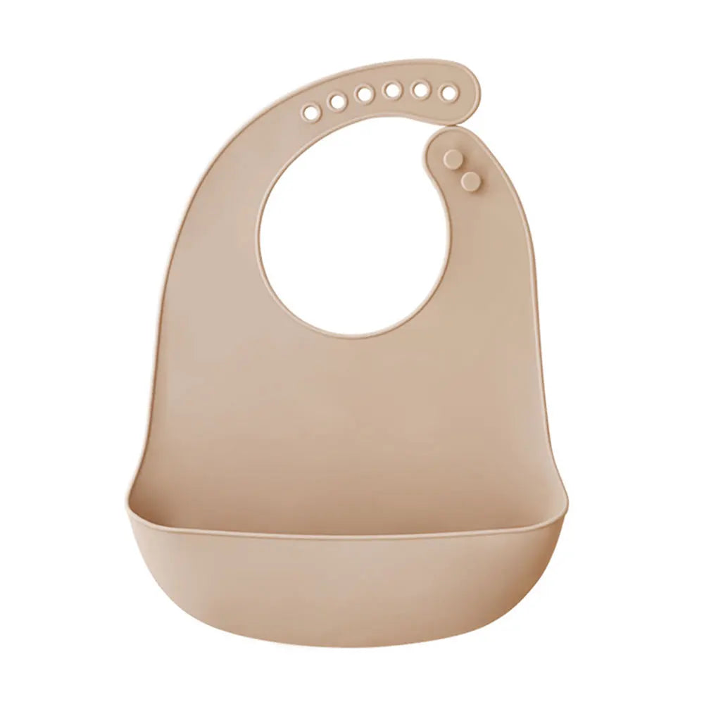 Silicone world Waterproof Silicone Bibs Baby Kids Stuff Kids Bib Aprons Girl Boy Adjustable Soft Silicone Bib Baby Feeding Stuff - AMULET RING STORE