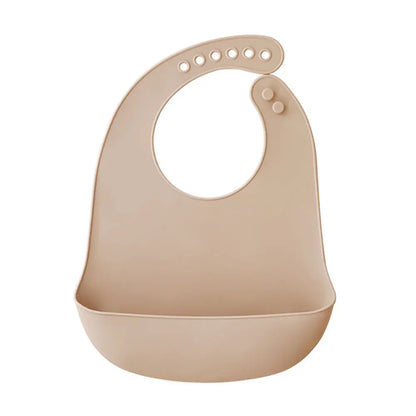 Silicone world Waterproof Silicone Bibs Baby Kids Stuff Kids Bib Aprons Girl Boy Adjustable Soft Silicone Bib Baby Feeding Stuff - AMULET RING STORE