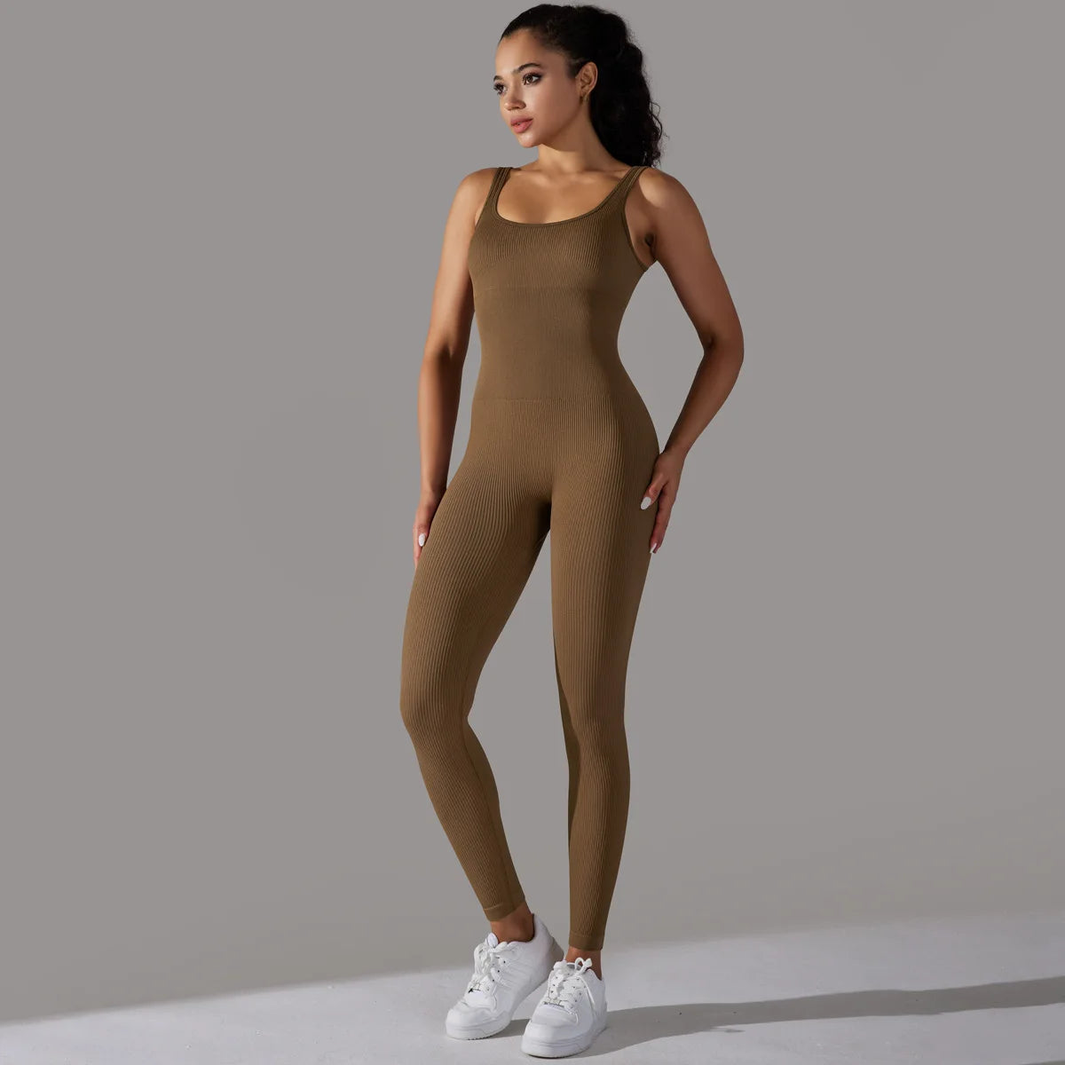 Sport Suit Yoga Outfits Set Clothes Fitness Jumpsuit Sportswear For Women Gym Running Training Athletic Suit Wear For Female D43