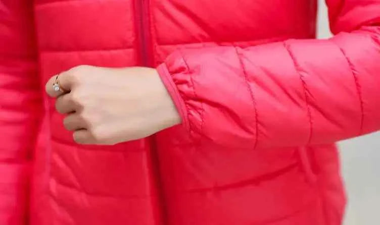 Down Jacket for Women Trend Korean Style Ultra Light Hit Hooded Coat Coats Lightweight Padded Puffer Jackets Female Winter 2025