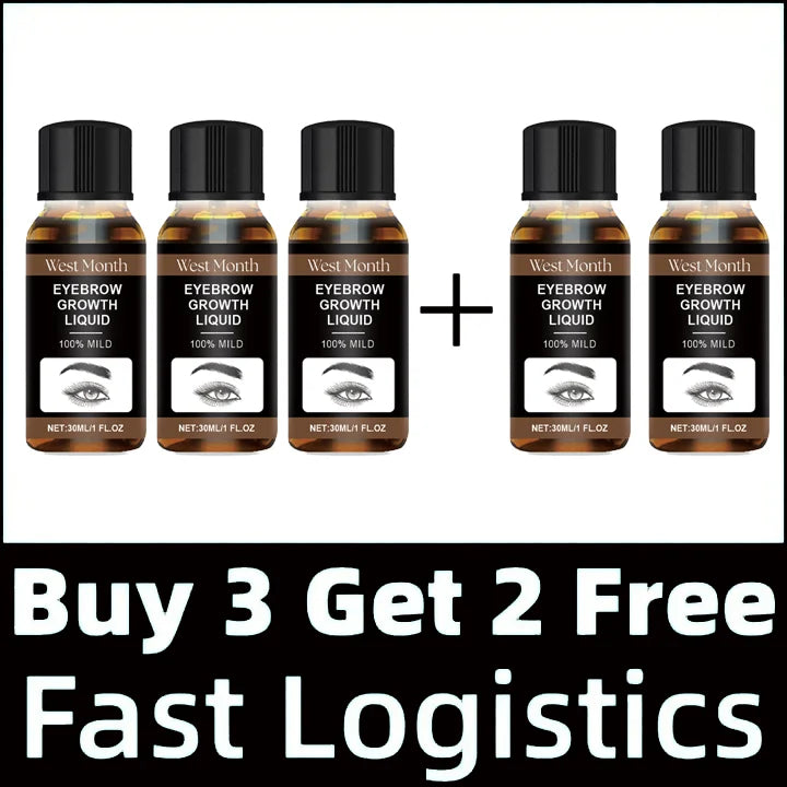 Eyebrow growth serum fast growing eyelash prevent hair loss damaged treatment thick dense eyes makeup care products - AMULET RING STORE